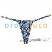 New Men Colorful Micro Thong Underwear Guy Big Pouch String T-Back Bikini Tangas MU772