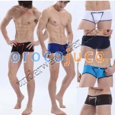 Men’s Sexy Pouch Comfort Boxer Briefs Underwear Penis Hole Boxers Shorts Bottoms MU1826