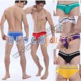 95% Cotton Men's Sexy Mini Boxer Brief Underwear Comfy Bulge Pouch Bikini Boxers  MU1831