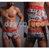 Brisk Sexy Men’S Preppy Style Boxers Shorts Underwear Smooth 3D Mesh Boxer Brief MU1907