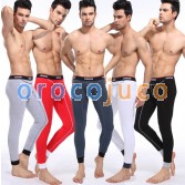 NEW Fashion Men’s Cotton Thermal Set  Bottom Underwear  Long John 5 Colors Asia Size M L XL XXL MU364