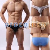 Sexy Men’s Low-rice Super Smooth & Thin Briefs Underwear Silky Soft Bikini Briefs Asia Size M L XL MU370