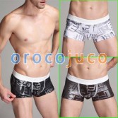 NEW Men's sexy Underwear Boxers Brief with regenerated cellulose fibre MU515 M L XL 