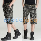 Men’s Military BDU Pants Army Cargo Fatigue Camouflage Camo Shorts 8 Size MU571