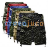 NWT Men Casual Army Cargo Combat Camo Camouflage Overall Shorts Sports Pants MU947 8 Colors For Choose