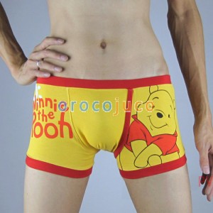 Cartoon Winnie Men Underwear boxer Size M~XL KT72