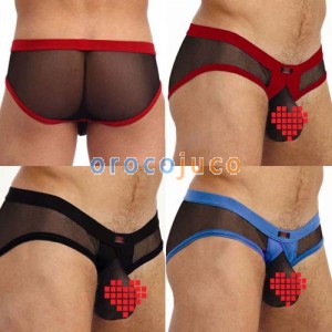 Men's See-Through Underwear brief shorts  MU111
