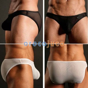 Men's See-Through Underwear briefs shorts MU54