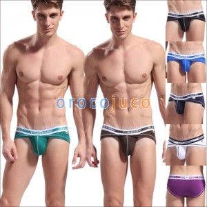 Hot Sale Bamboo Fiber Men's Sexy Low Waist Tight Briefs Underwear Size S M L XL MU1876