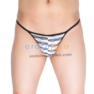 Men's Underwear Open Crotch Briefs Grille Cloth Cheeky Briefs MU267X