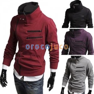 Men’s Stylish Slim Fit Hoodies Jacket Coats 4 Size 4 Color MU1016