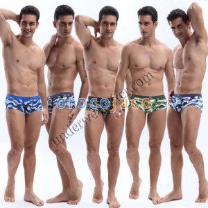 Sexy Men’s Camo Military Boxers Briefs Short Soft Underwear Bulge Pouch Camfy Boxers 4 Sizes 5 Colors Offer MU1847