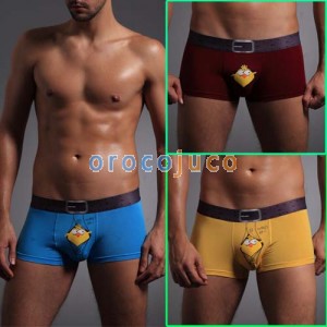 Bird OUT Men's sexy Underwear False Belt Boxers Brief with regenerated cellulose fibre MU517 M L XL 