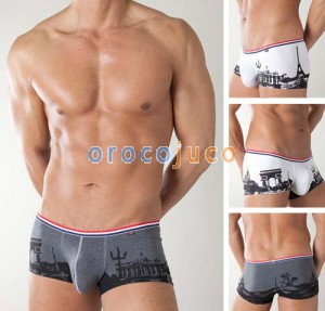 U-Briefs Sexy Men's Cotton Underwear boxer brief shorts MU807 S M L   
