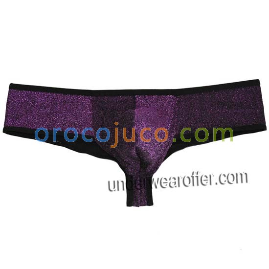 Men Soft Shiny Cheeky Boxers Underwear Sexy Male Thong Boxers Briefs Micro Pants MU605