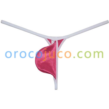 Men's Shiny Tear Drop Pouch Thongs Low Rise Mini Bulge Underpant Micro Bikini