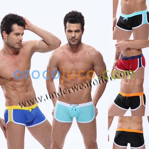 Sexy Men's  Boxers Swimwear Beach bikini swimwear Shorts Boxers MU956