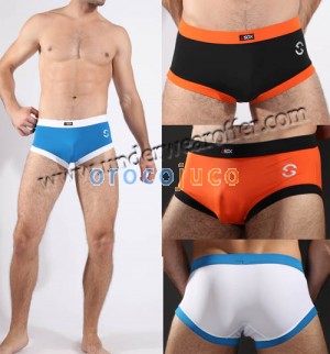 1PCS Sexy Men’s Comfortable Smooth Boxer Briefs Underwear Soft Shorts Sport Boxers Asia Size M L XL Offer 4 Color Available MU1925
