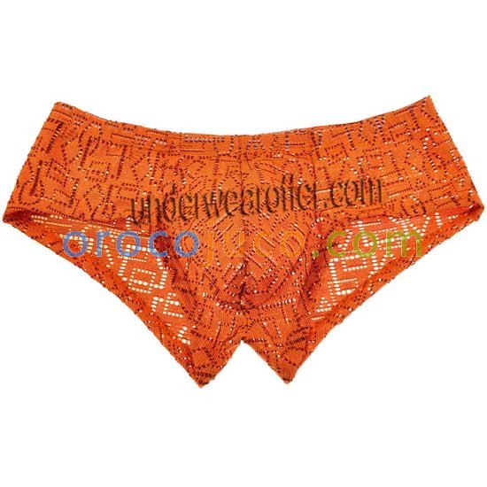 Sexy Men Hollow Pattern Bikini Boxer Briefs Underwear Jacquard Mini Trunks Pants MU616