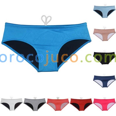 Men's Swimsuit Briefs Board Surf Shorts Adjustable Drawstring & Double Layer