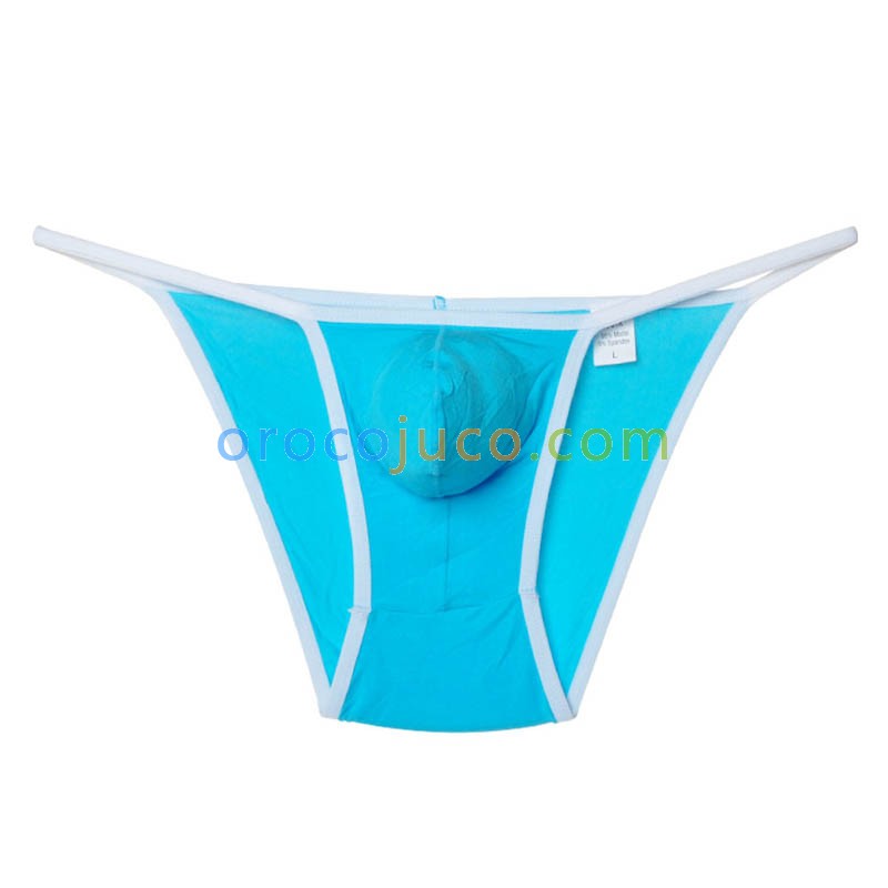 New Men's Modal Bikini Thong Underwear Soft Pouch T-Back Comfy Mini Brief Tanga Size M L XL Offer 5 Color Available MU421