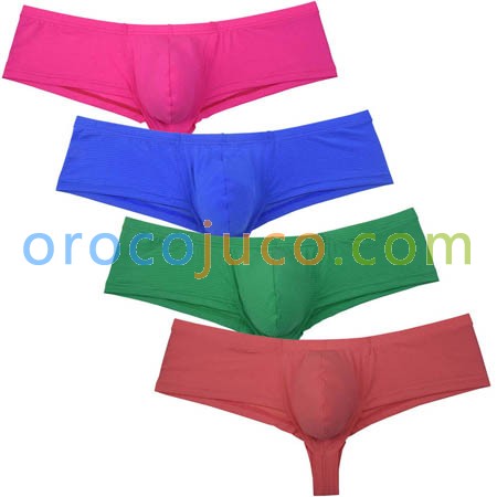 Men's Skin-friendly Pouch Boxer Bikini Underwear Male Buns Shorts Hipster Trunks
