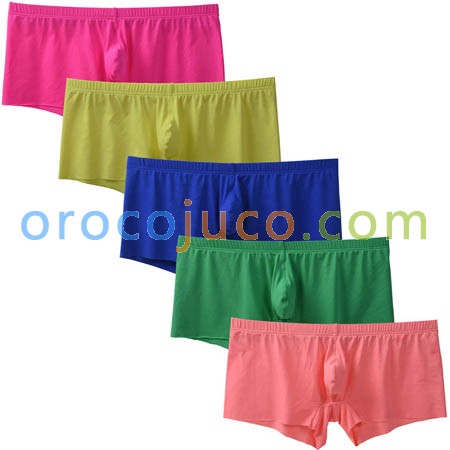 Men Ice Silk Cheeky Bikini Boxer Underwear Male Bulge Buns Shorts Hipster Trunks