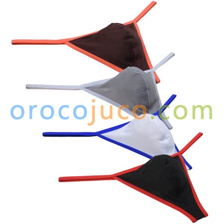 New Men Ice Silk Daily Thong Underwear Classics Open Side T-back Lingerie Shorts