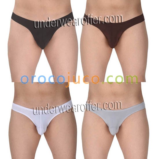 Fashion Classics Pouch Briefs Men Ice-silk Booty Briefs Underwear  Bottom Pants Male Underwear MU522