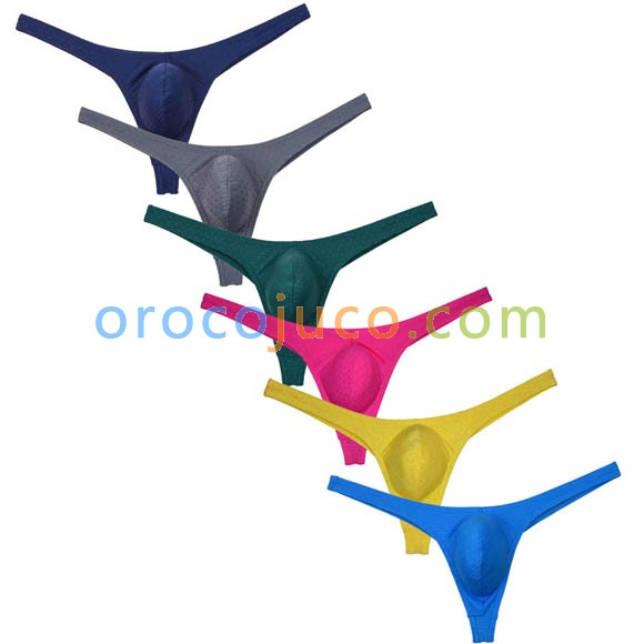 Sexy Men's Bikini Underwear Thongs Protruding Pouch G-strings Fashion Shorts Mini Underpants