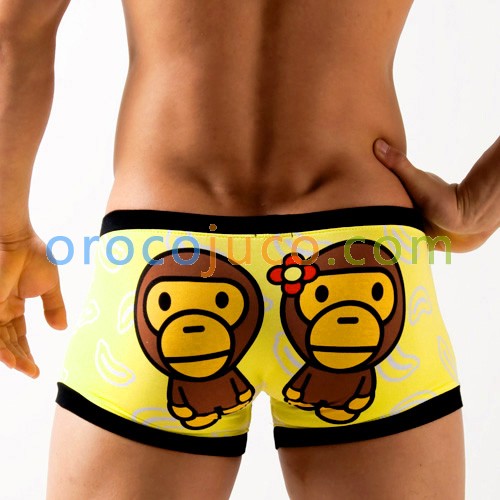 Cartoon Monkey Men's Underwear boxer  shorts  KT10