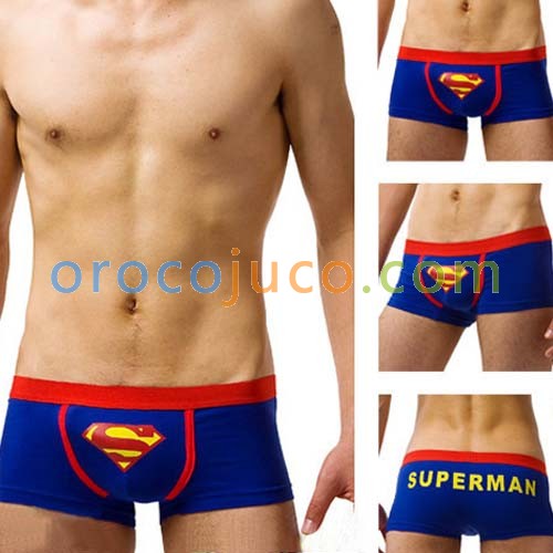Men' s Underwear Superman boxer s Size M L Blue KT99