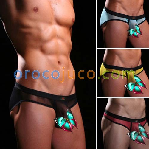 Sexy Men's See-Through Underwear Shorts Briefs  MU127