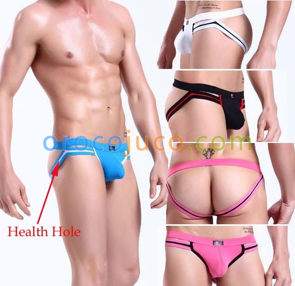 Sexy Men Healthy hole Underwear jock strap Briefs MU138