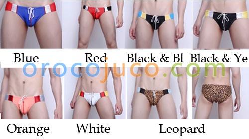 Men's sexy low rise Briefs Swimwear Bikini  MU27