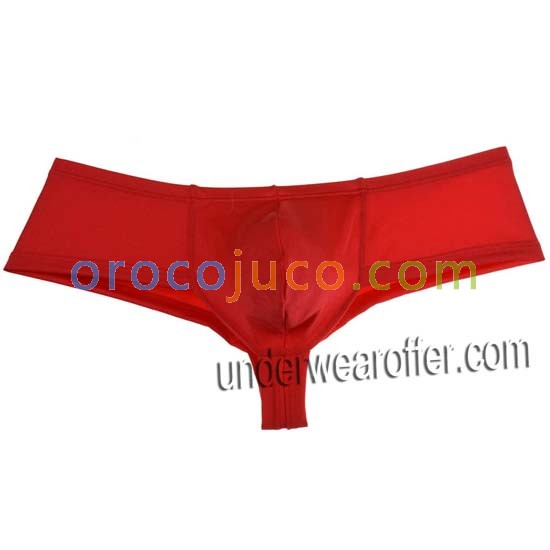 Men's Cheeky Booty Bikini Boxers Bluge Pouch Thong Pants Hight Cut Boxer Briefs MU275