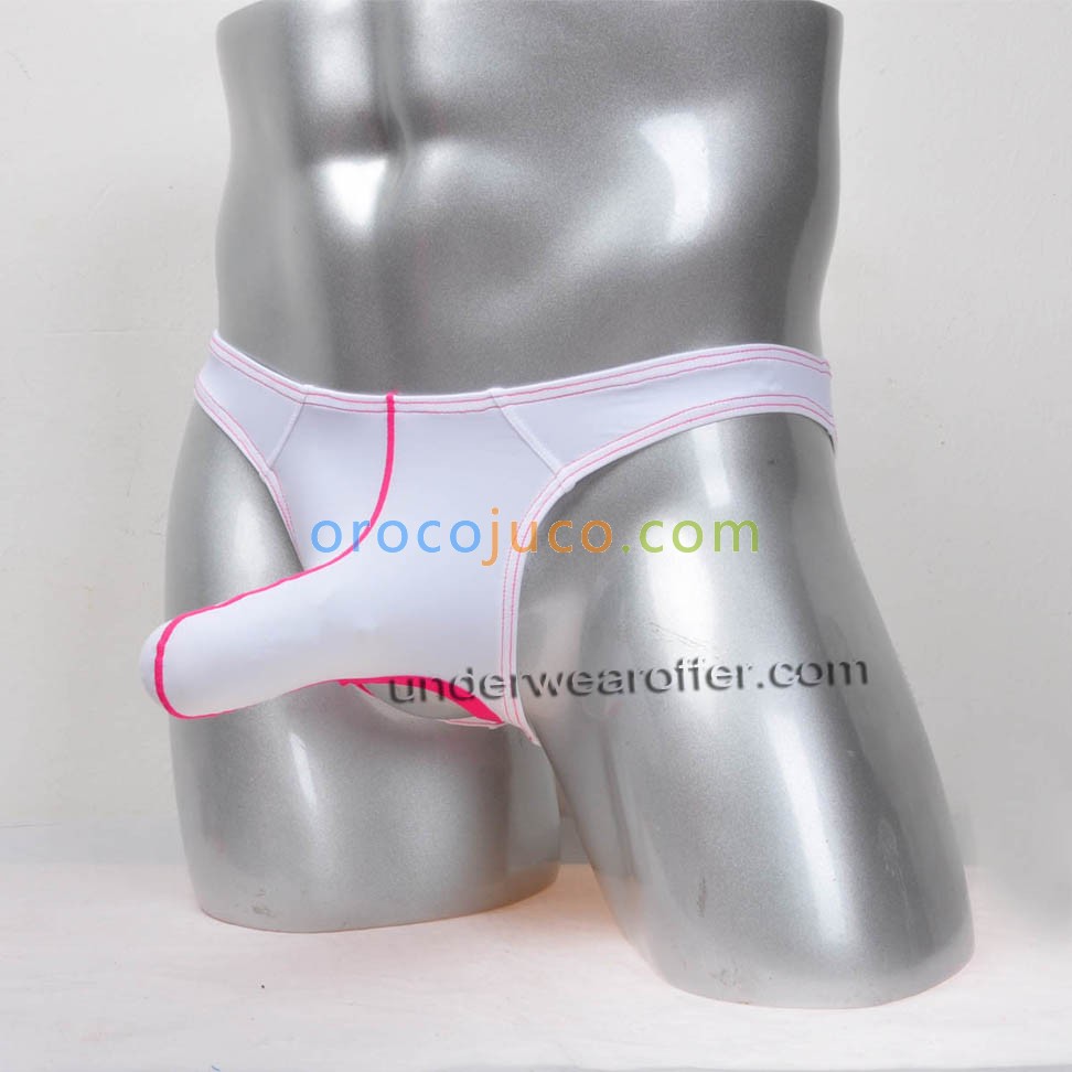 Men Ultra-thin Soft Briefs Underwear Sheer Mesh Smooth Ice Silk Birefs Long Pouch With Balls Hole Bikinis Birefs MU879X