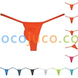 Men's Mini Skinny Panties Thong Underwear Ice Silk G-string T-back Jockstrap
