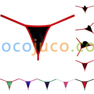 Men's String Hipster Panties Underwear Bikini Thong Spandex Contour Pouch T-back