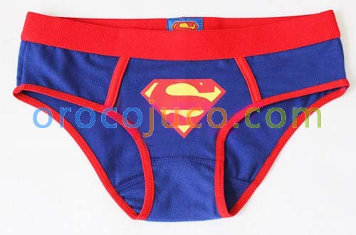 New women' girls Underwear Superman shorts Blue KT27