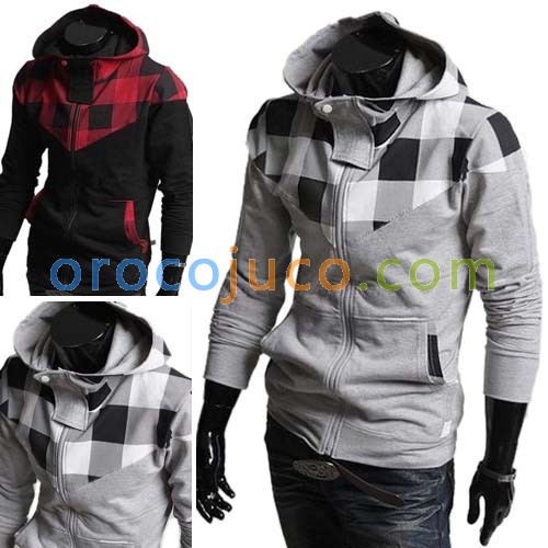 Men’s Fashion Slim Designed Zip Jackets 4 Size 2 Color MU1006
