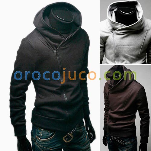 Men’s Slimline Zip Hoody Rider Jacket XS~L 4 Color MU1022