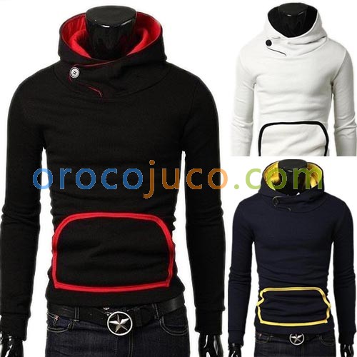 Men’s Stylish Slim Fit Jackets Coats Hoody 4 Size 4 Color MU1025