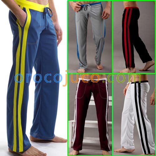 Men's Low Rise Sport Sweat Pants Gym Athletic Slim Fit lounge Homewear trousers MU150 S M L XL