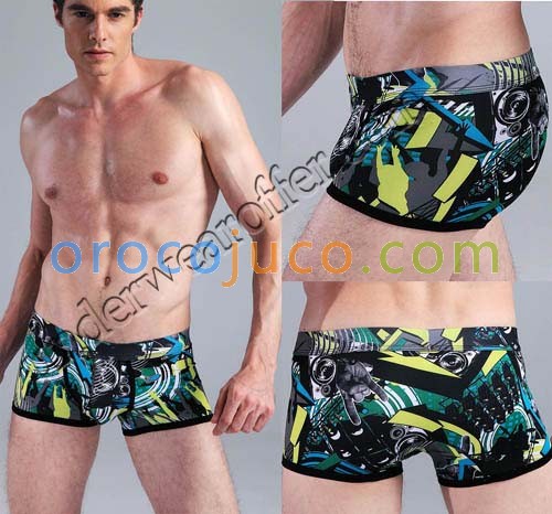 Hot Soft Sexy Men’S U-Briefs Colourful Boxer Briefs Underwear Vitality Youth Boxers MU1906