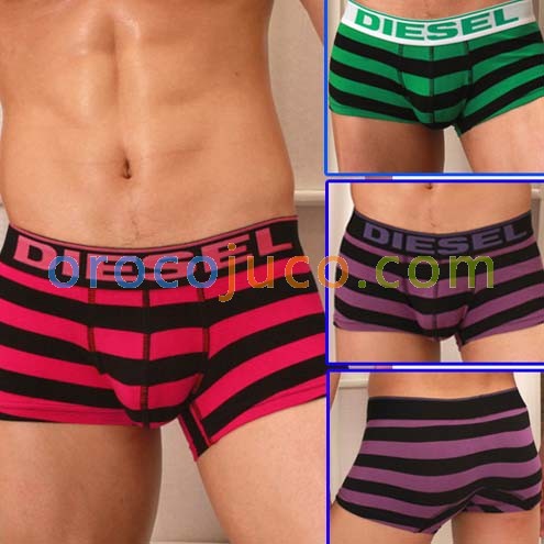 Sexy Men’s Stripe Underwear Boxers Briefs MU298