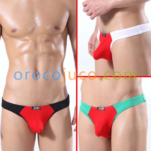 Men's U-Briefs Underwear Modal with Part breathe holes T-Back MU311 M L XL