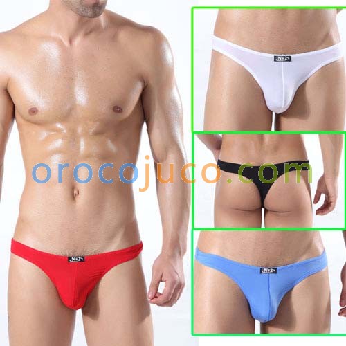 U-Brief Sexy T-Back Men's Underwear Boxers Briefs Polyamid MU326 M L XL