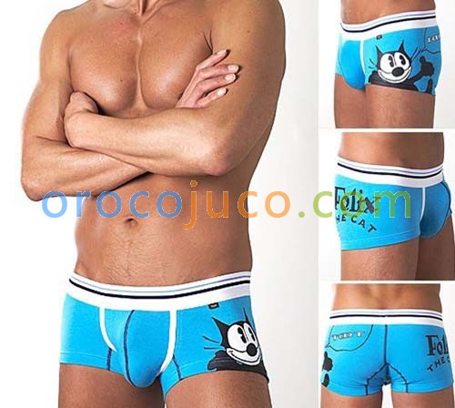 Filex the cat U-Briefs Sexy Men's Cotton Underwear boxer brief shorts MU811 M L XL