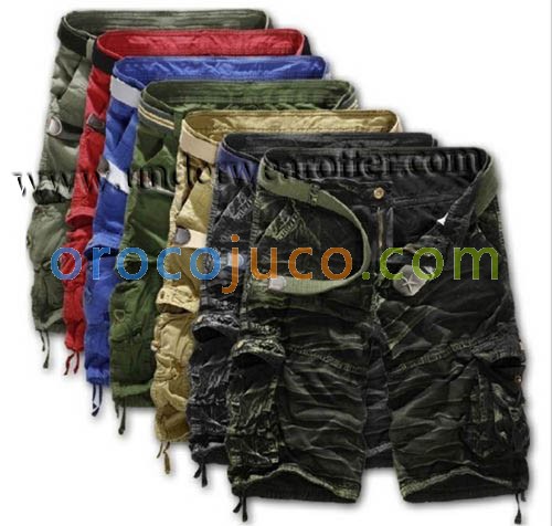 NWT Men Casual Army Cargo Combat Camo Camouflage Overall Shorts Sports Pants MU947 8 Colors For Choose